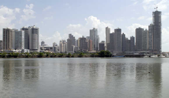 A view of Panama City.