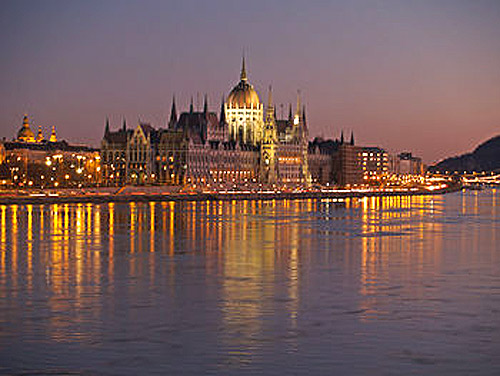 Hungarian Parliament in Budapest.