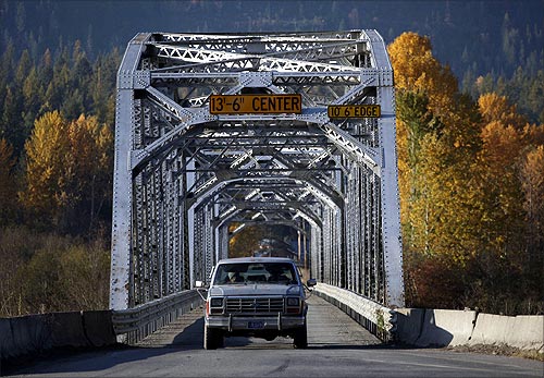 Clark Fork River bridge.