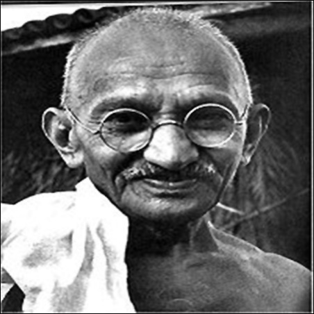 Gandhiji.