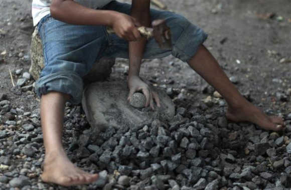Haunting images of child labour around the world