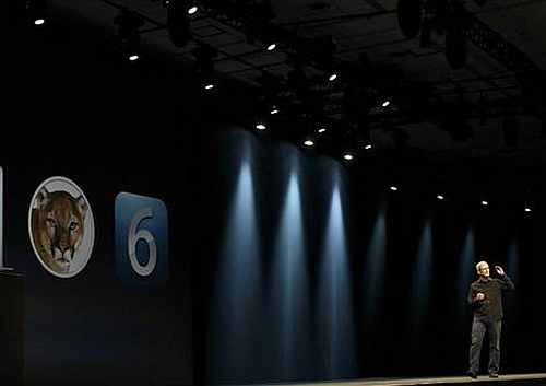 Apple's CEO Tim Cook speaks during the Apple Worldwide Developers Conference 2012 in San Francisco.