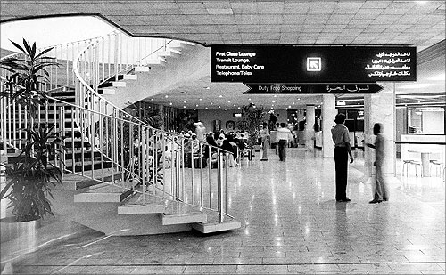 Dubai Airport during the 1980s.