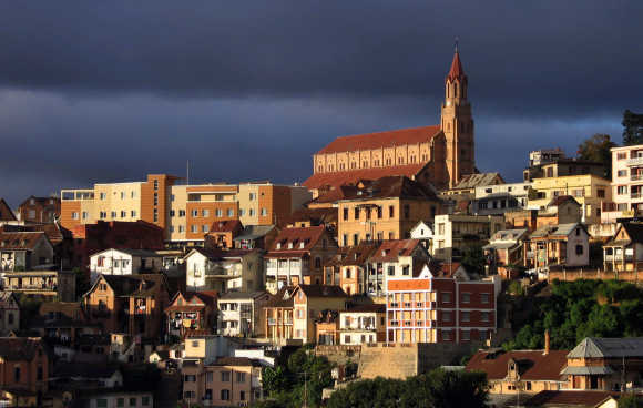 A view of Madagascar's capital Antananarivo.