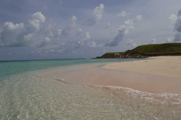 A view of Turks and Caicos.