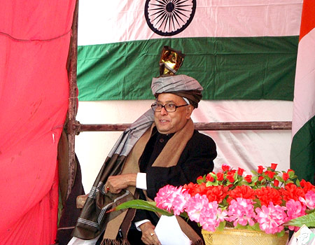 Pranab Mukherjee in Afghanistan.