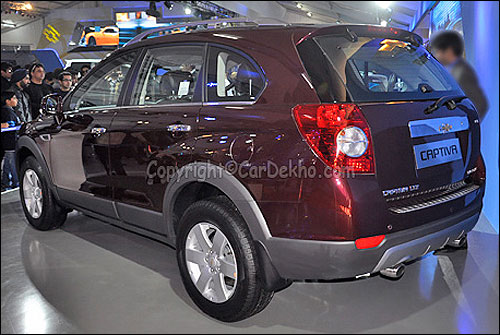 The all new Chevrolet Captiva at Rs 18.74 lakh