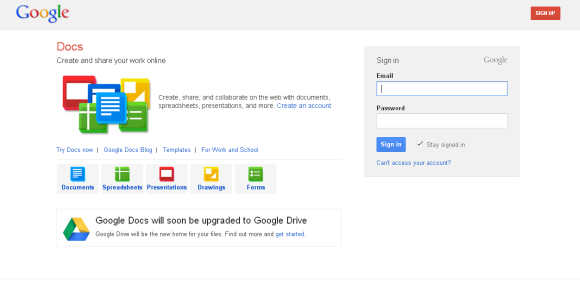 Google Docs was a free, web-based office suite and data storage service.