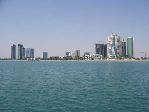 A view of Doha, Qatar.