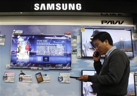 Samsung has eight per cent share.