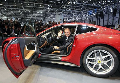 Ferrari CEO Luca Cordero di Montezemolo.