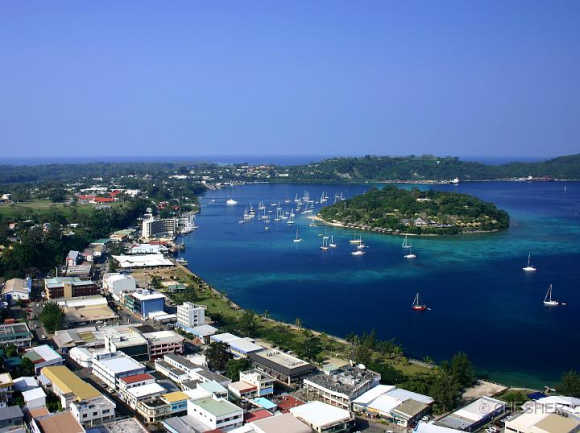 A view of Vanuatu.