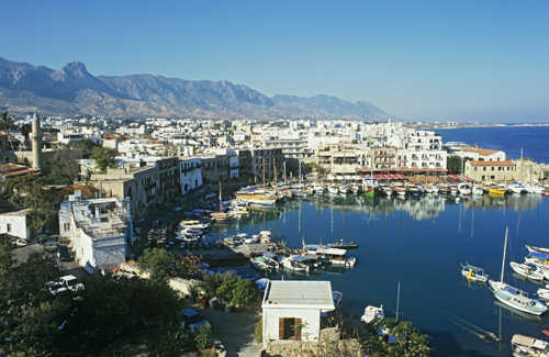 A view of Cyprus.