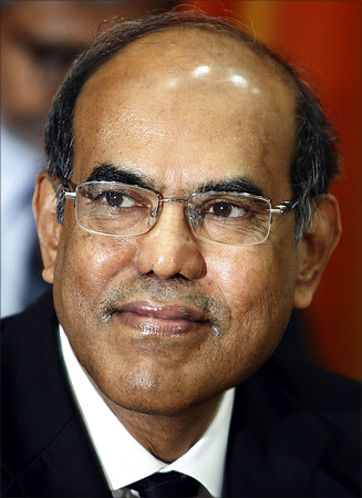 Reserve Bank of India's Governor Duvvuri Subbarao.