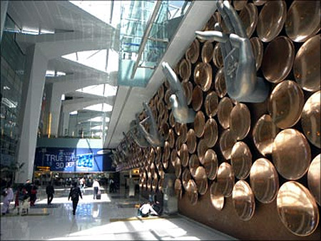 New Delhi International Airport.