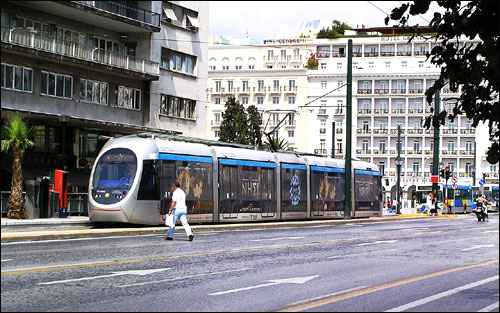 Athens tram.
