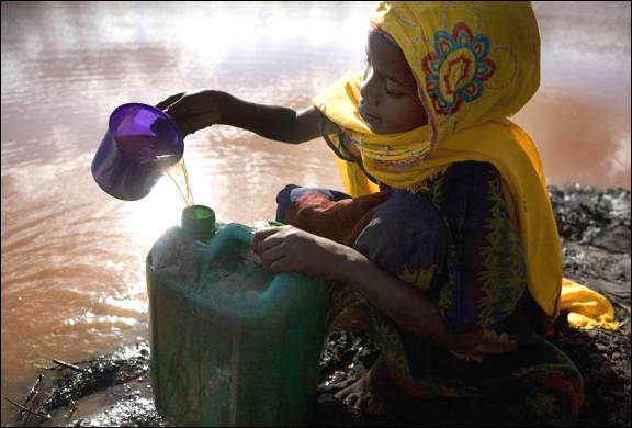 Thirst for water: Images from around the world