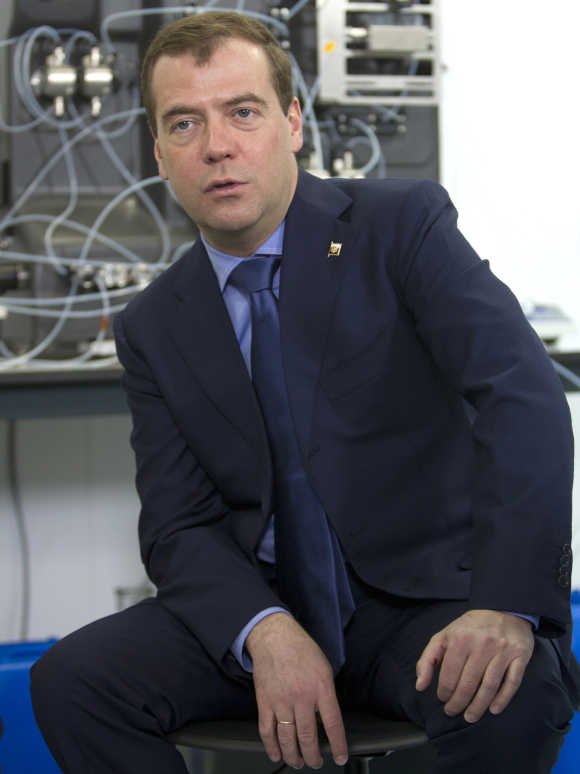 Russia's President Dmitry Medvedev.