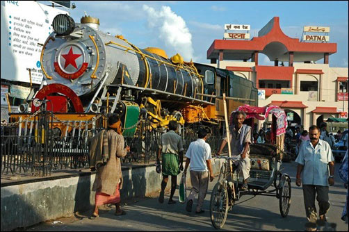 Patna railway station.