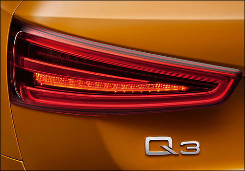 Audi Q3 tail light.