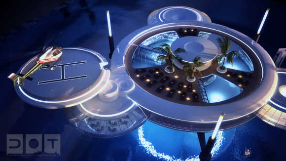 Amazing images of underwater hotel in Dubai