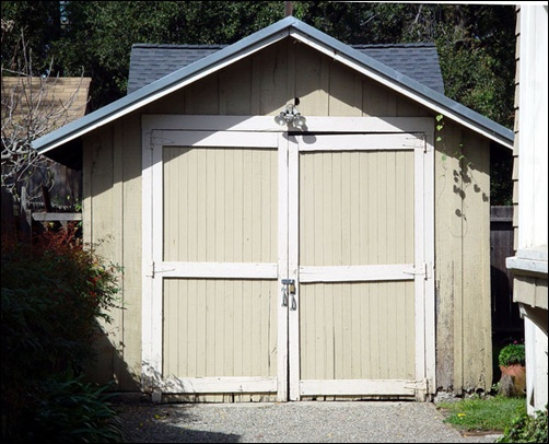Garage in Palo Alto where H-P was born.