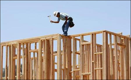 New home construction continues in Carlsbad, California.