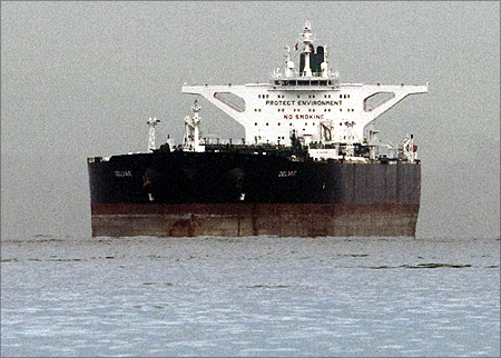 Malta-flagged Iranian crude oil supertanker
