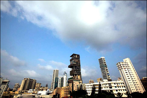 The 27-story Antilia is named after a mythical island