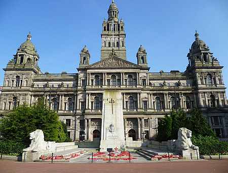 Glasgow City Chambers and War Memorial