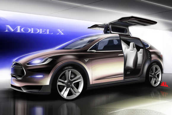 Tesla Motors' Model X.