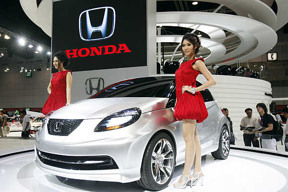 Honda's concept car in Bangkok.