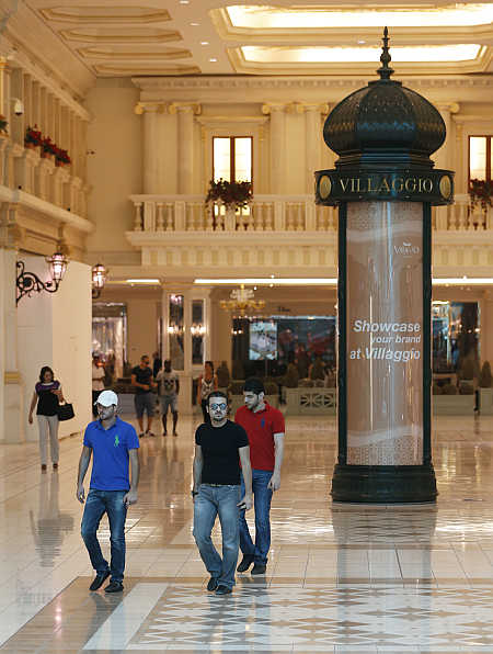 A shopping mall in Doha.