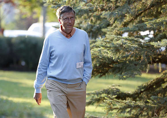Bill Gates in Sun Valley, Idaho.