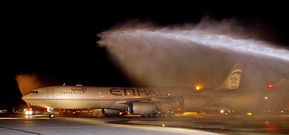 Etihad Airways plane.