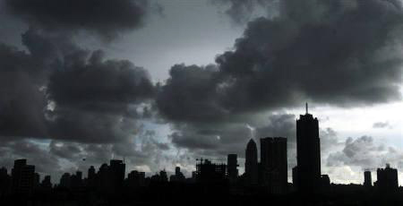 Clouds loom over Mumbai's skyline