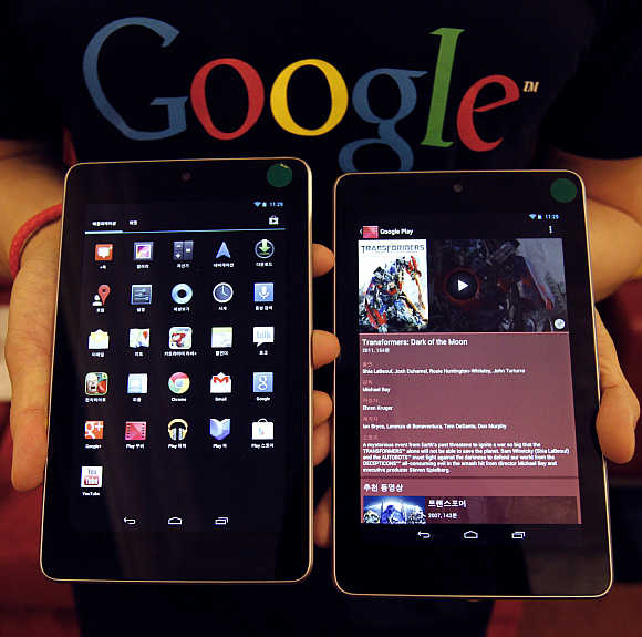 Nexus 7 is Google's first tablet that comes with a powerful NVIDIA 1.5GHz Quad-Core processor.