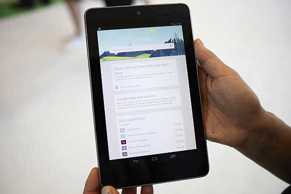 Asus-built, rubber-backed Nexus 7 is a classy product to hold, too.