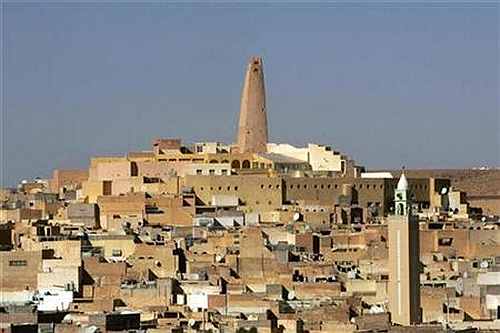 A general view of the Algerian city of Ghardaia.