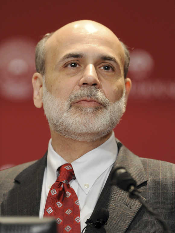 Ben Bernanke in in Atlanta, Georgia.