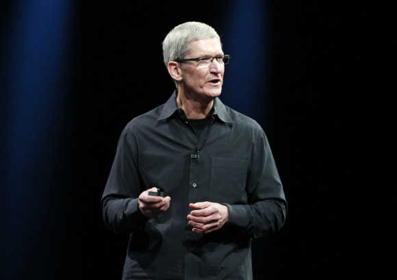 Apple CEO Tim Cook in San Francisco.