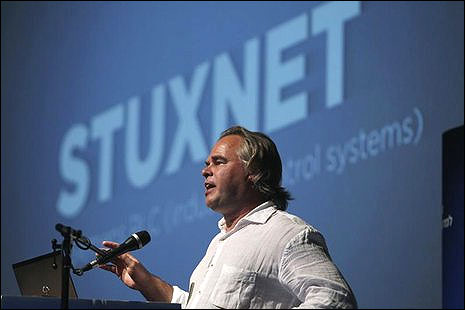 Eugene Kaspersky, chairman and CEO of Kaspersky Labs, speaks at a Tel Aviv University cyber security conference.
