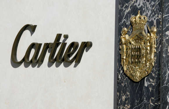 A view of Cartier jewellery boutique on Rodeo Drive in Beverly Hills, California.