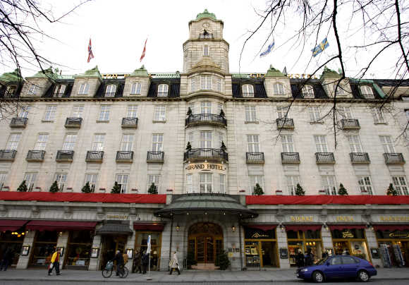 The Grand Hotel in Oslo.