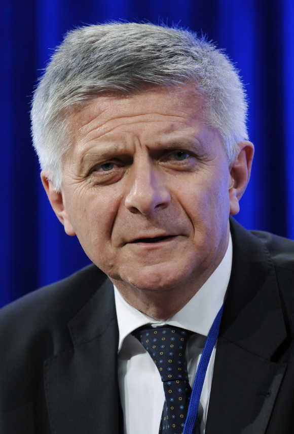 Poland's central bank governor Marek Belka.