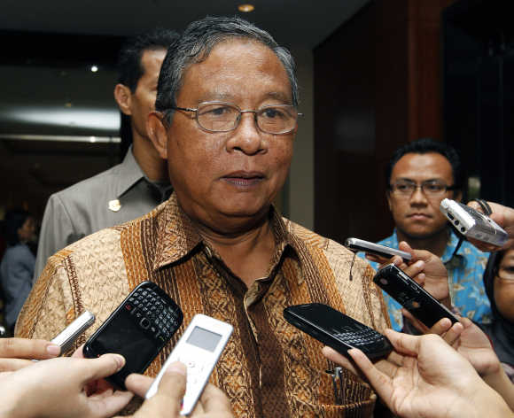 Indonesia's Central Bank Governor Darmin Nasution.