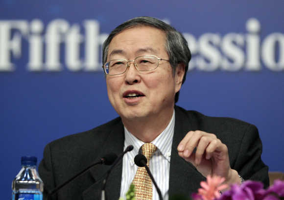 China's Central Bank Governor Zhou Xiaochuan.
