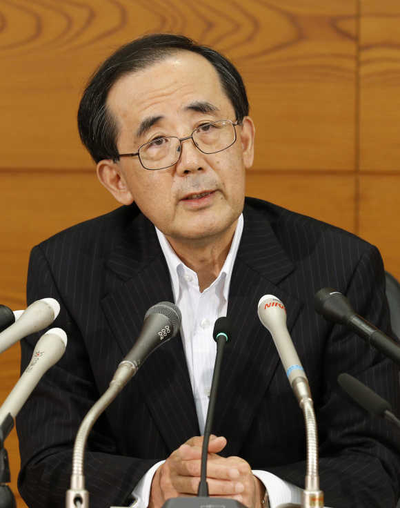 Bank of Japan Governor Masaaki Shirakawa.