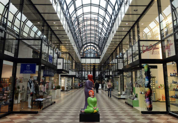 Galerie Luise shopping mall in downtown Hanover.