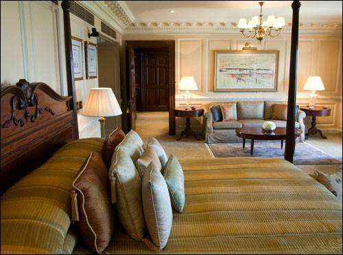 The Grand Presidential Suite Bedroom.